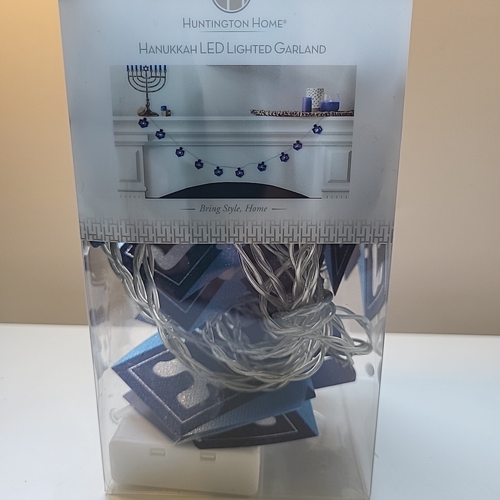 Huntington Home Hanukkah LED Garland